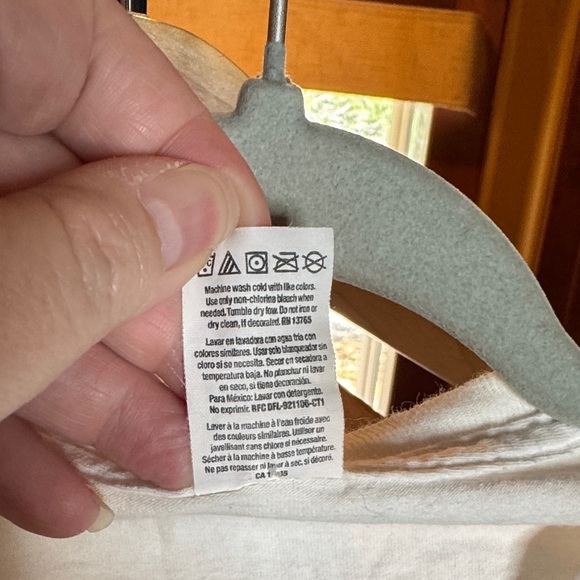 Smiley Design Faded Sunflower Peace Shaka Cotton White Graphic Tee Size Small - Picture 3 of 5